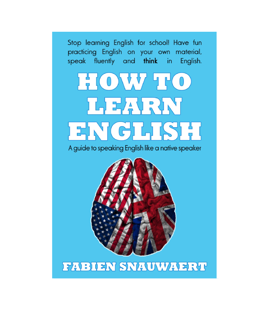 Book cover for the e-book version of How to Learn English